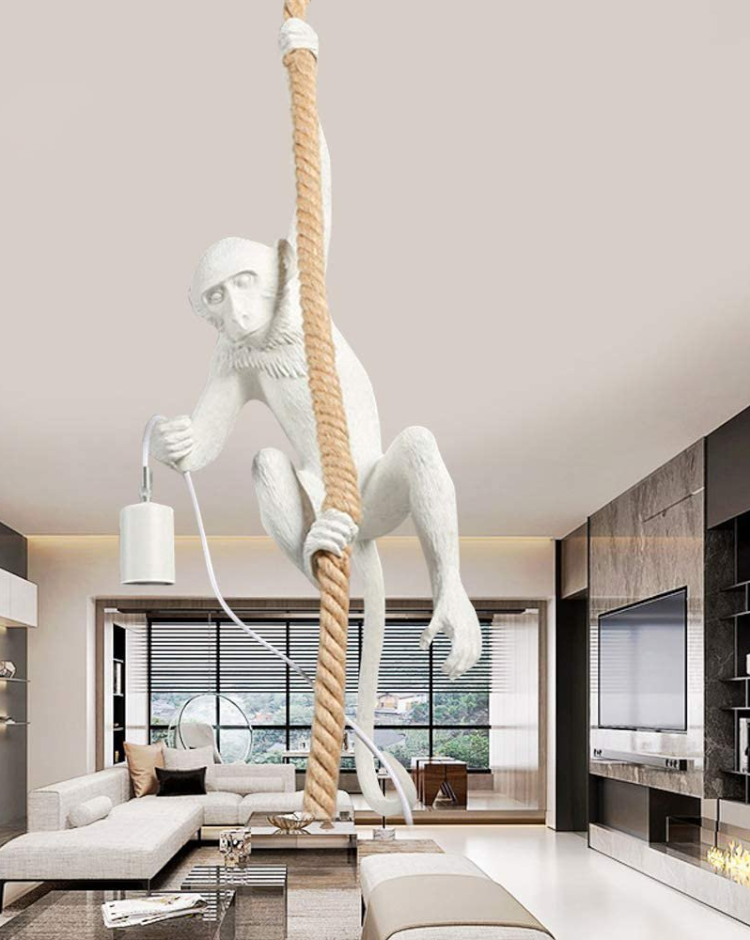 Monkey Pendant Light in office